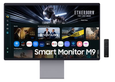 Monitor Samsung LS32FM900SNXZA vista frontal