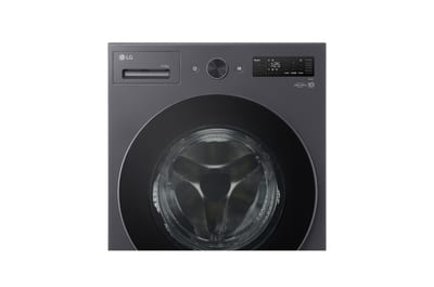 Lavadora secadora LG WD15EGNTSPG: detalle frontal de la puerta