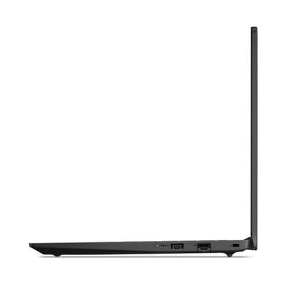 Lenovo V14 G5 IRL 83HDA06BUS negro, perfil abierto