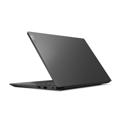 Lenovo V14 G5 IRL 83HDA06BUS negro, vista posterior izquierda