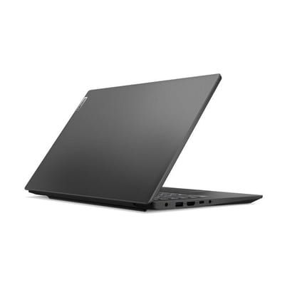 Lenovo V14 G5 IRL 83HDA06BUS negro, vista posterior derecha
