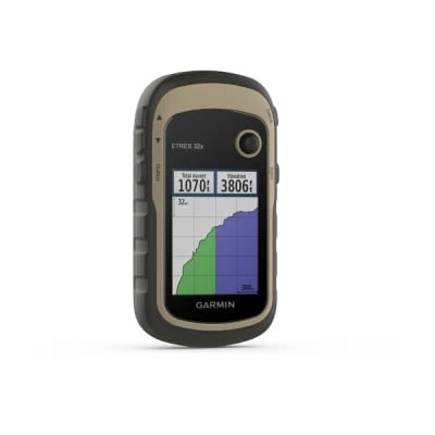 Garmin eTrex 32x, vista en perspectiva con altimetría