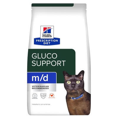 Hill's Prescription Diet m/d GlucoSupport, alimento para gatos, 1,81 kg