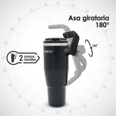 BOTO Gyro BG40-JB, 1,18 L / 40 oz, Jet Black; detalle oficial del producto 15.