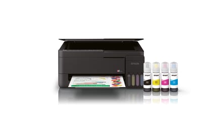 Epson EcoTank L3350 con cuatro botellas de tinta incluidas