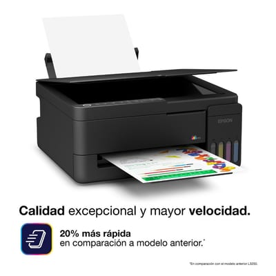 Epson L3350: comparación de velocidad con L3250