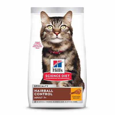 Hill's Science Diet Senior Hairball, alimento para gatos, 1,6 kg