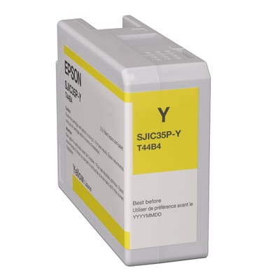 Cartucho Epson SJIC35P-Y amarillo para ColorWorks C6000/C6500, vista del consumible