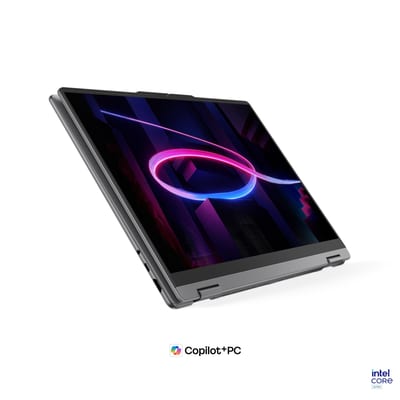 Lenovo Yoga 7i 2 en 1 16 WUXGA táctil, Core Ultra 7 355, 16GB RAM, 512GB SSD, Luna Grey, vista 12