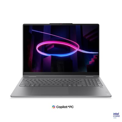 Lenovo Yoga 7i 2 en 1 16 WUXGA táctil, Core Ultra 7 355, 16GB RAM, 512GB SSD, Luna Grey, vista 8