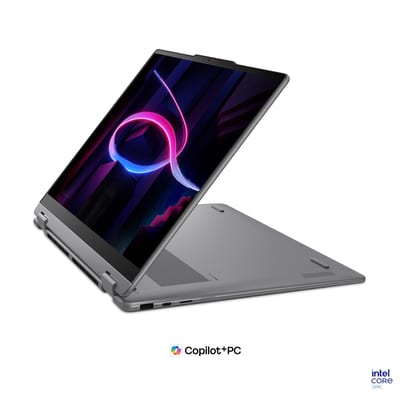 Lenovo Yoga 7i 2 en 1 16 WUXGA táctil, Core Ultra 7 355, 16GB RAM, 512GB SSD, Luna Grey, vista 13