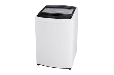 Lavadora LG WT18WVTB blanca de 18 kg, vista derecha