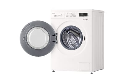 Lavadora LG WM9GWVFS6 9 kg 6 Motion DD Blanca, imagen 9: side view open door