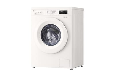 Lavadora LG WM9GWVFS6 9 kg 6 Motion DD Blanca, imagen 10: right side view