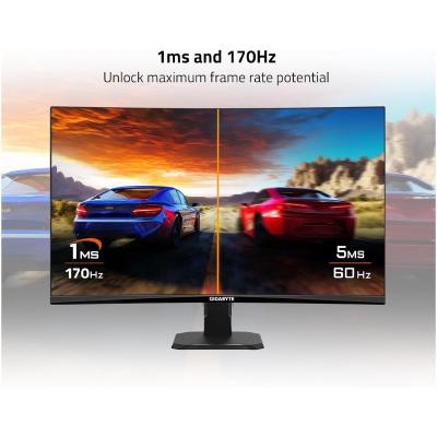 Monitor Gamer Curvo Gigabyte GS27QC 27" QHD 165Hz - Imagen 5
