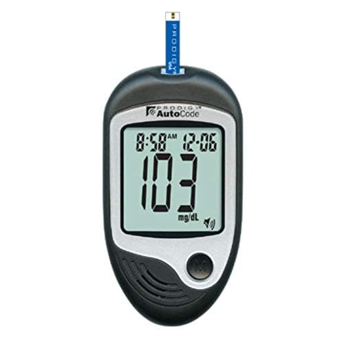 Glucómetro Prodigy Kit Completo con 50 Cintas Reactivas, Habla Español