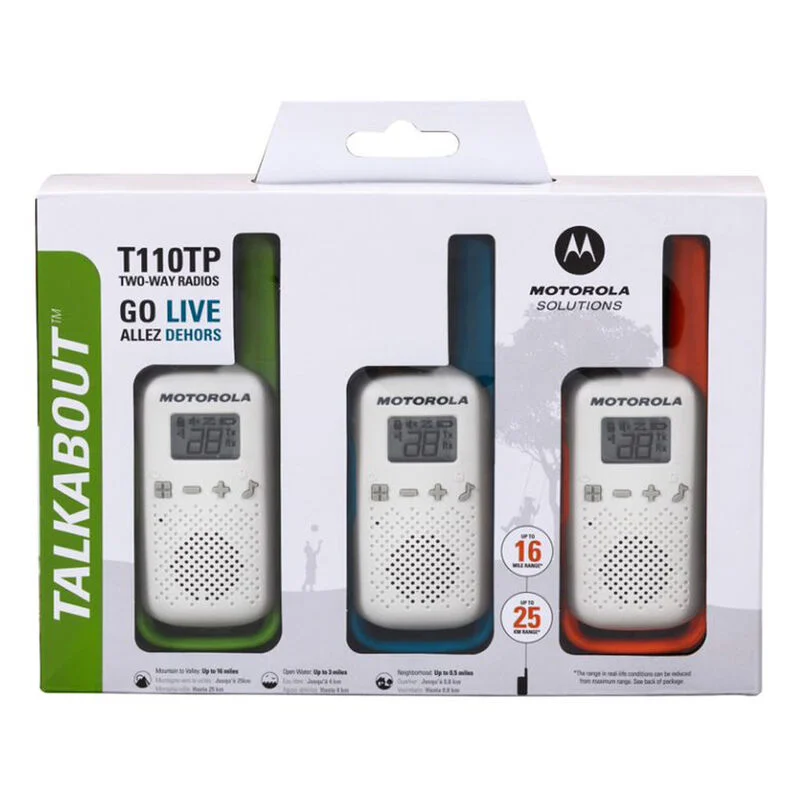 Radio Motorola Talkabout T110TP - Comunicación en TecnoShop