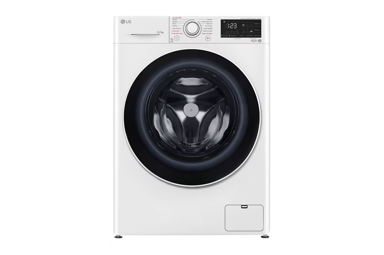 Lavadora Secadora LG Carga Frontal 12 Kg / 7 Kg WD12VVC5S6C