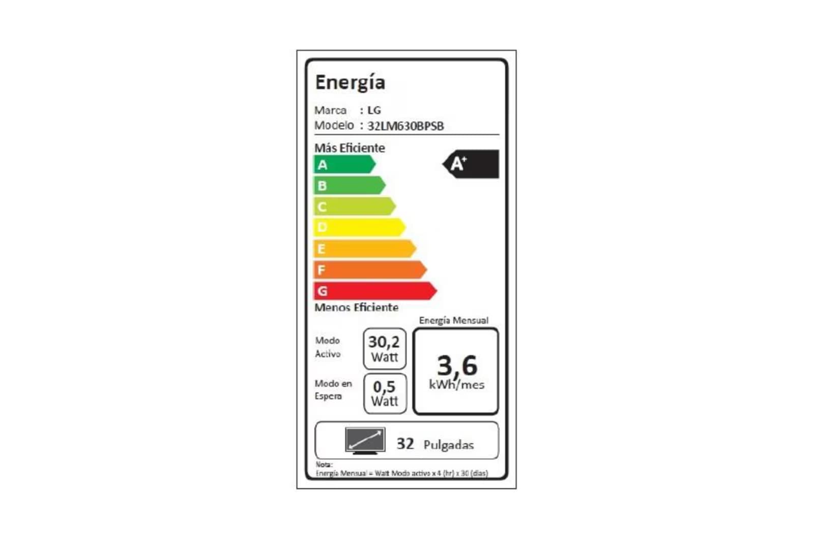 LG Smart TV LED HD ThinQ AI 32 pulgadas - 32LM637BPSB