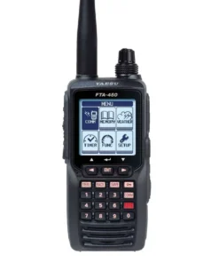 Radio Aeronáutica Yaesu FTA‑450L – Navegación VOR, COM y Pantalla LCD